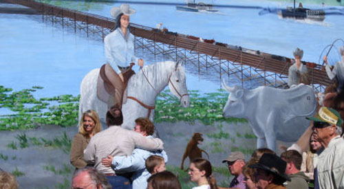 Cattle Drive to Paynes Prairie Dedication, audience2