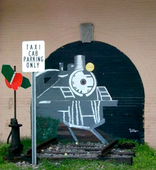 Choo-choo A-Comin', mural