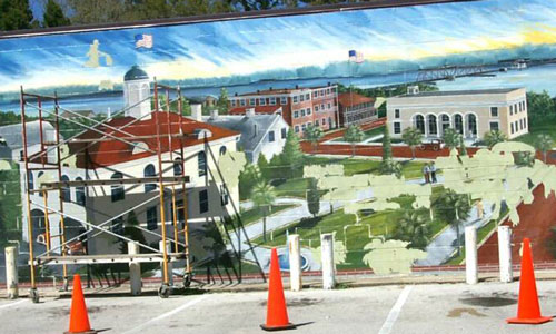 Heartbeat of Palatka
c. 1890 - 1909 - 1916, Damaged Mural