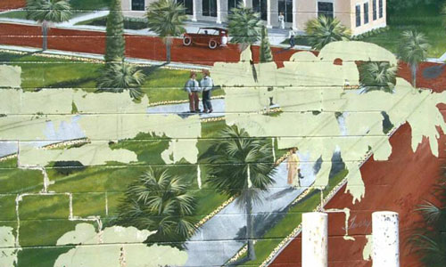 Heartbeat of Palatka
		c. 1890 - 1909 - 1916, Damaged Mural under repair