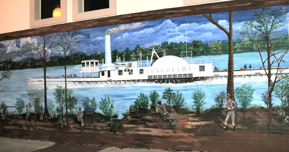 The Battle at Horse Landing mural