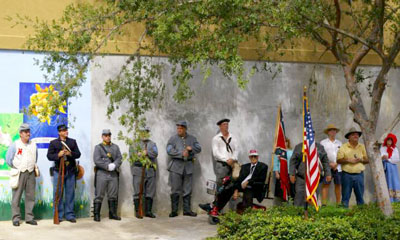 The Battle at Horse Landing, dedication ceremony