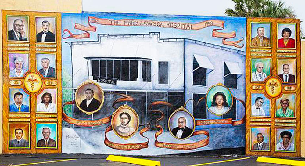 Mary Lawson Hospital, mural